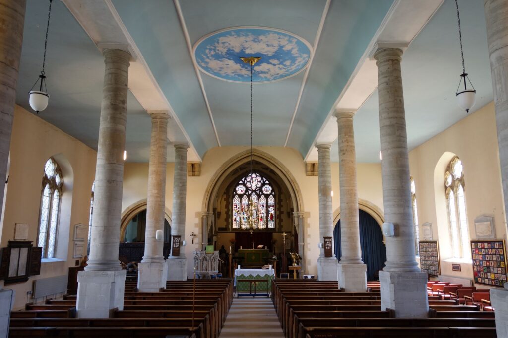 Inside St Nicholas Church, Alcester
